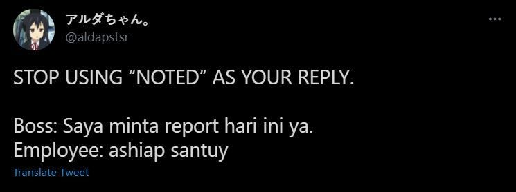 5 Ide Pengganti Kata Noted Ke Bos Ini Bikin Rahangmu Kaku